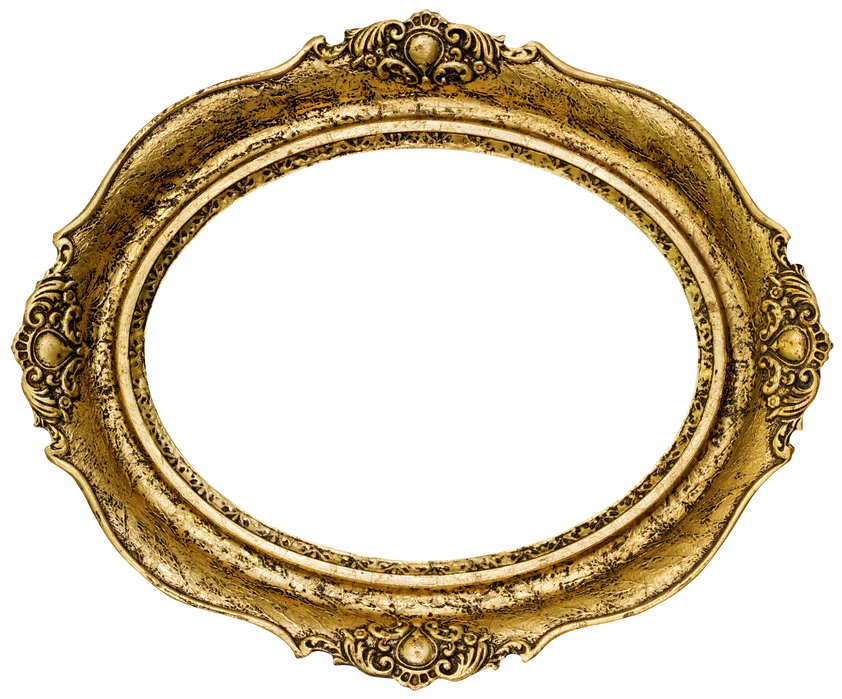 Ancient Golden Picture Frame